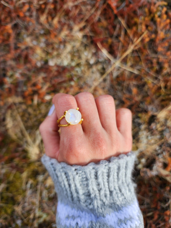 Moonstone Gemstone Ring