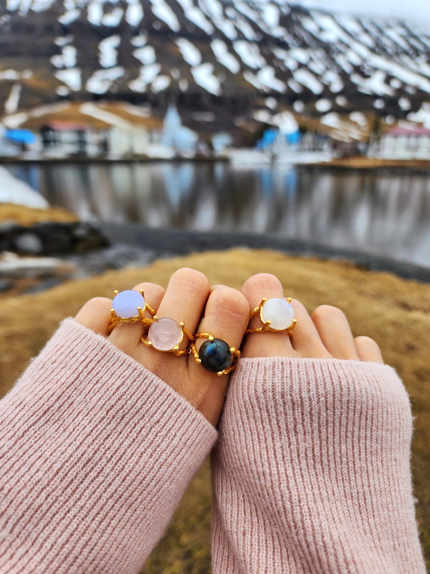 Moonstone Gemstone Ring