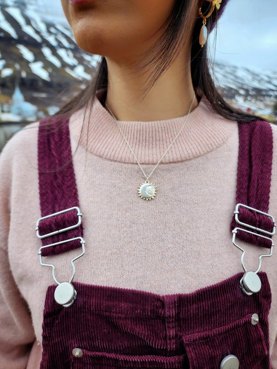 Ancient Astrology Necklace -  Solid Silver