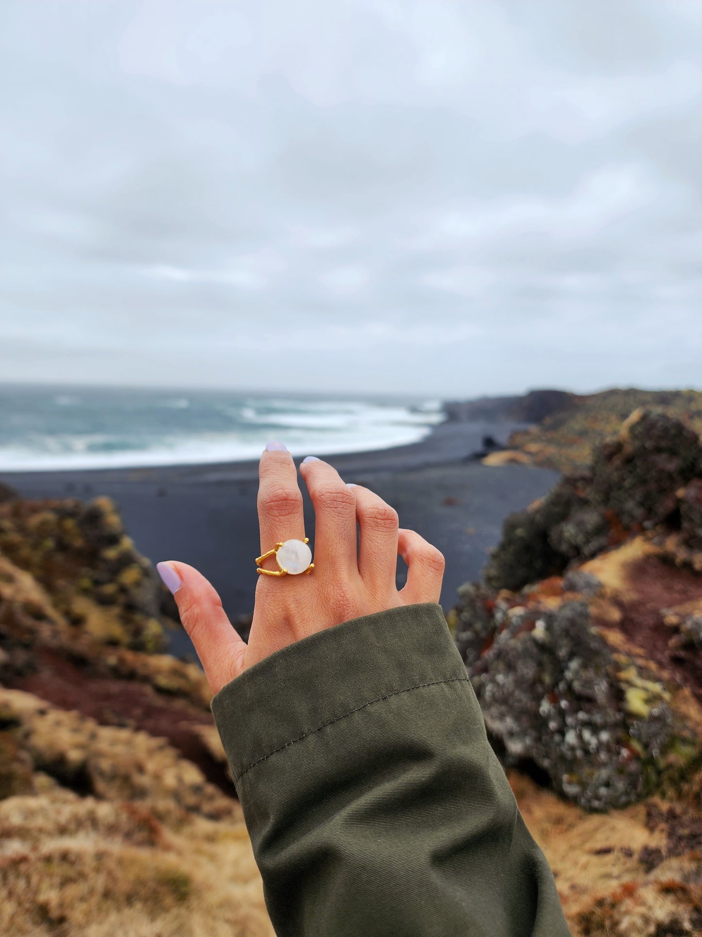 Moonstone Gemstone Ring