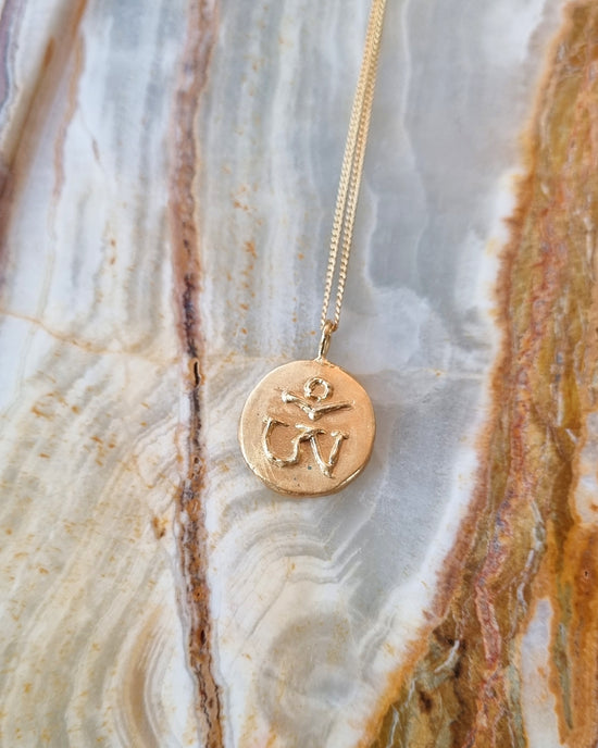 Tibetan Om Pendant & Necklace