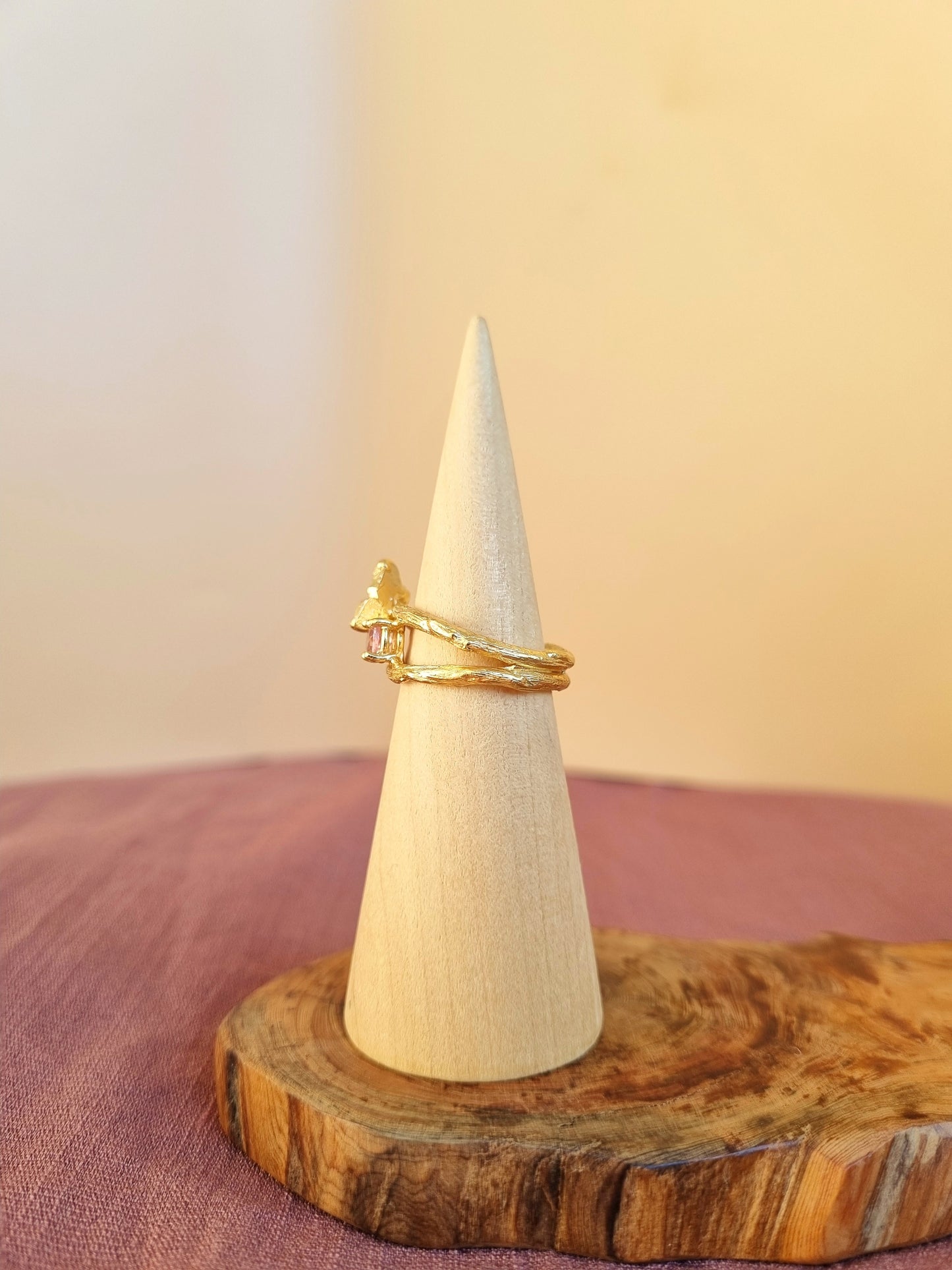 Butterfly Ring - Pink Tourmaline