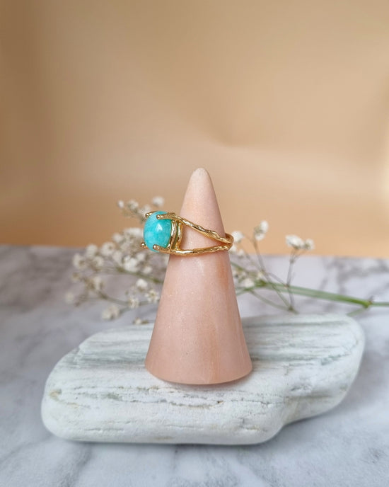 Amazonite Gemstone Ring