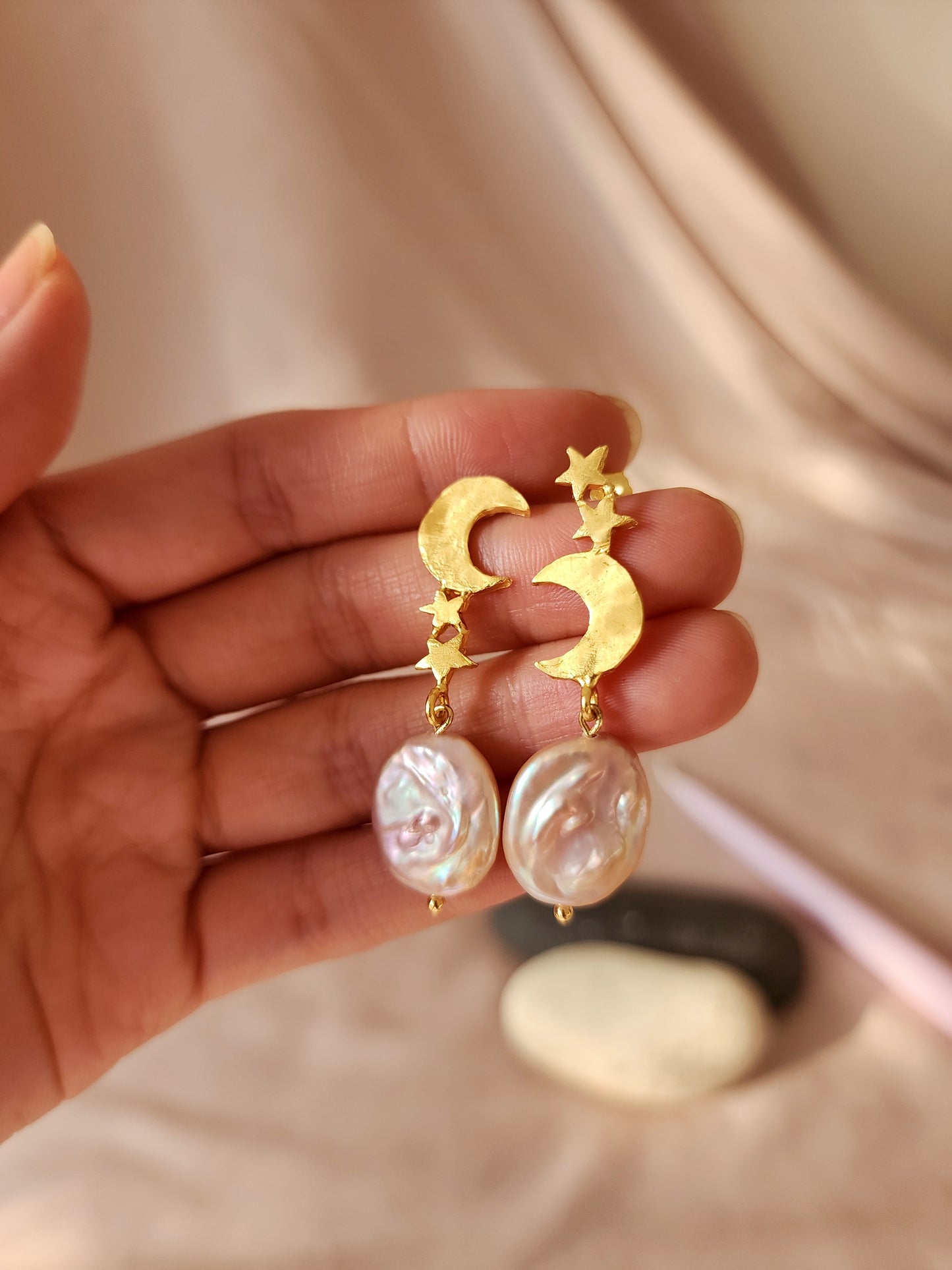 Pink Aurora Galaxy Earrings