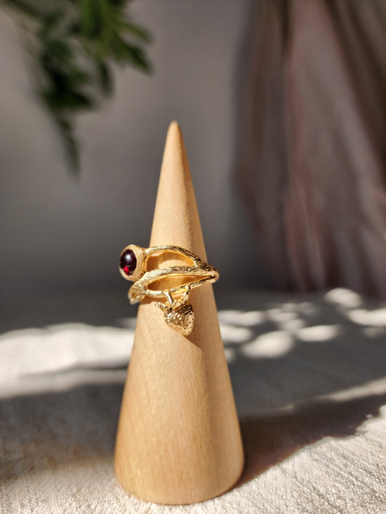Strawberry Ring - Garnet