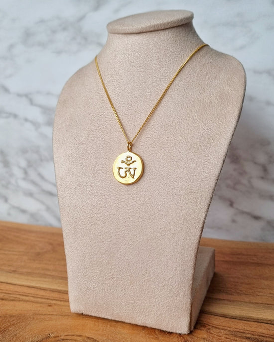 Tibetan Om Pendant & Necklace