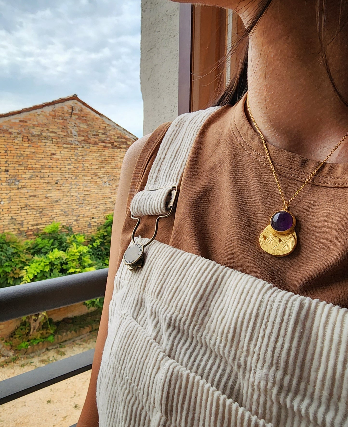 Amethyst Mountain Necklace