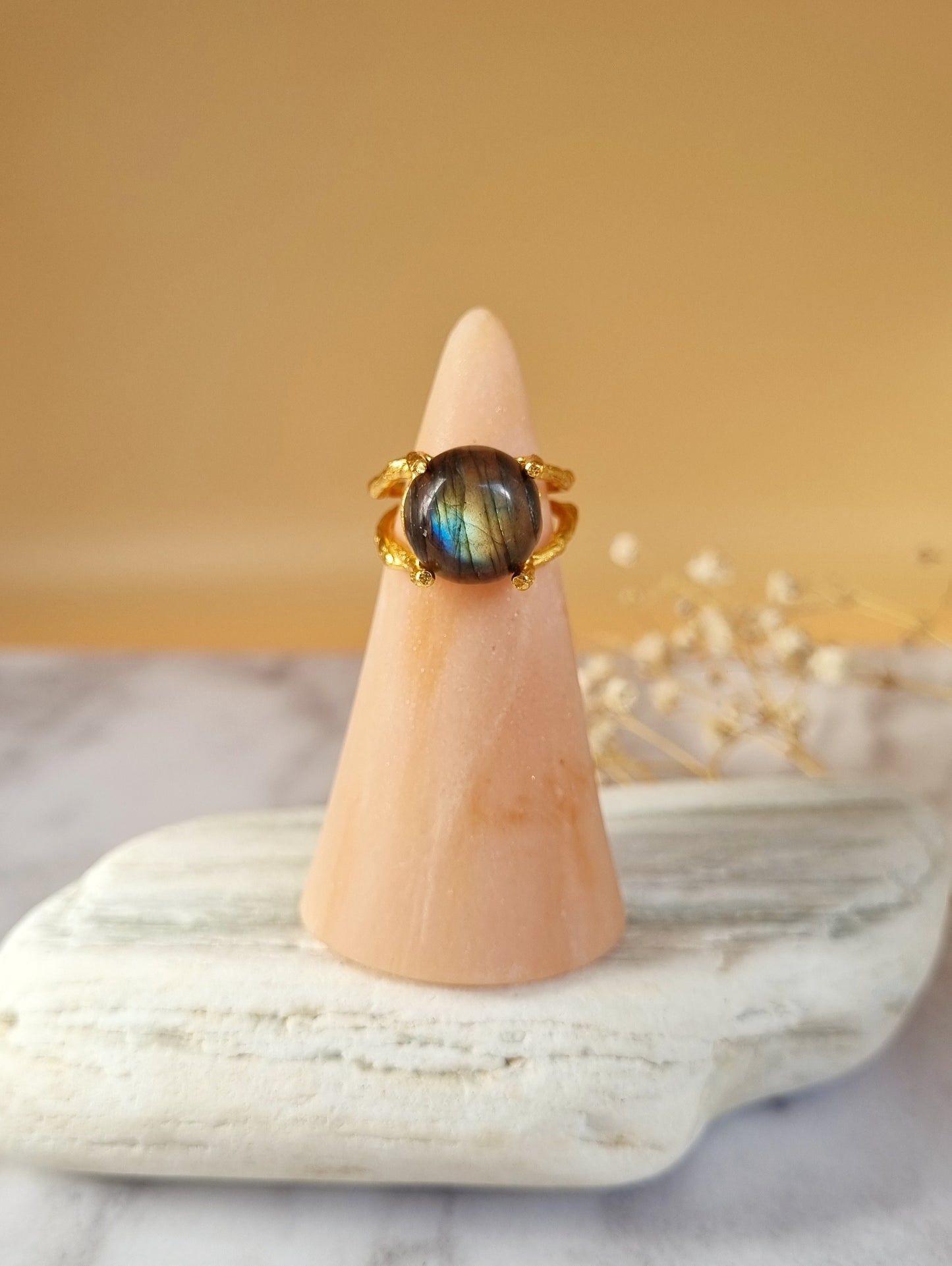 Labradorite Gemstone Ring