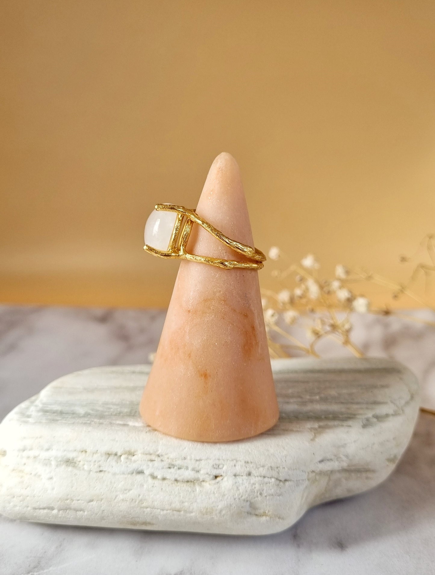 Moonstone Gemstone Ring