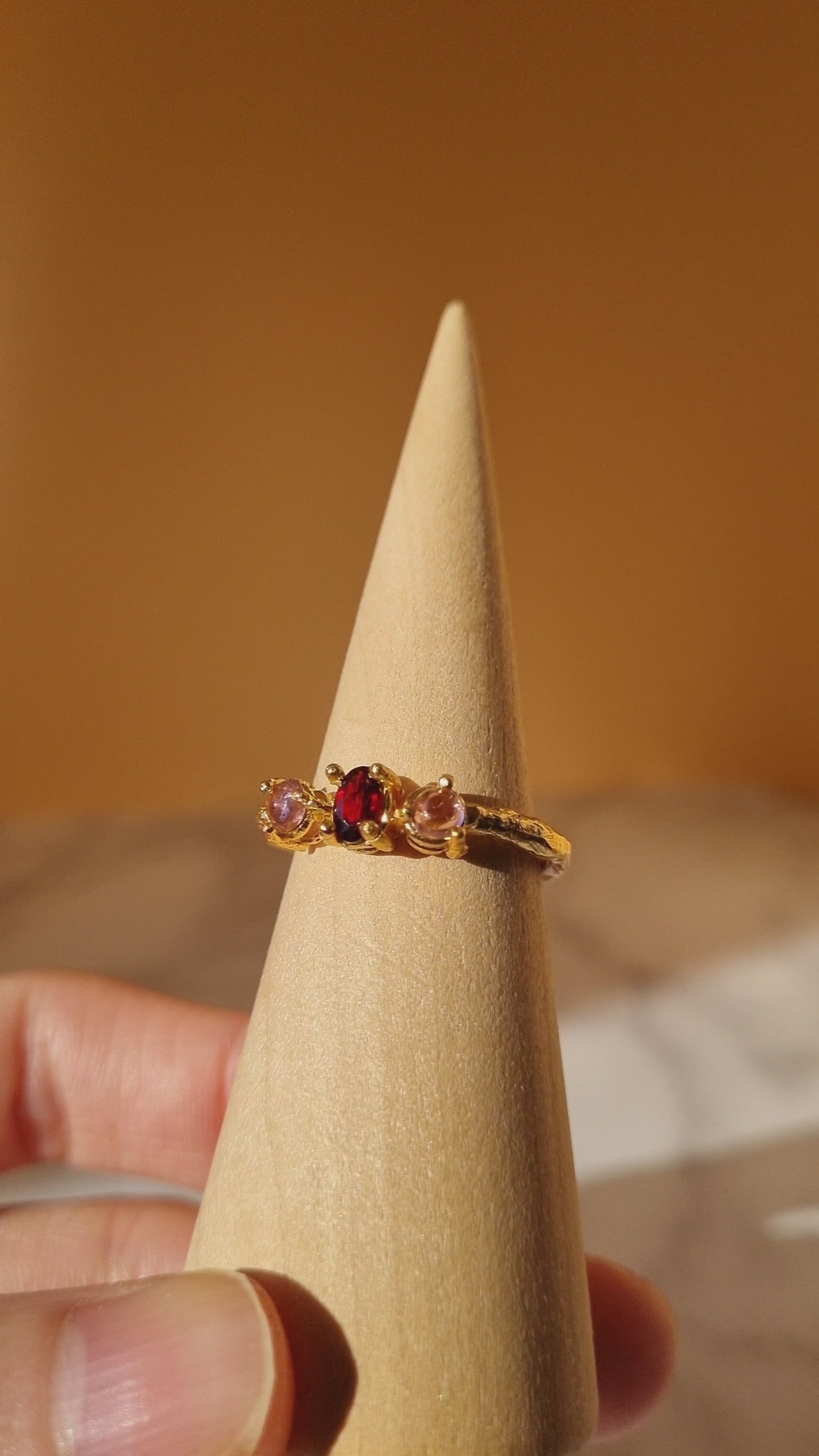 Load and play video in Gallery viewer, Astra Gemstone Ring
